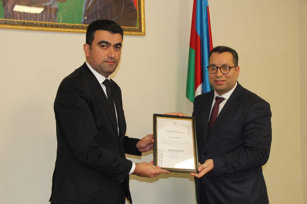 Nazirlik ADAU-nun bir qrup əməkdaşını təltif etdi - FOTOLAR